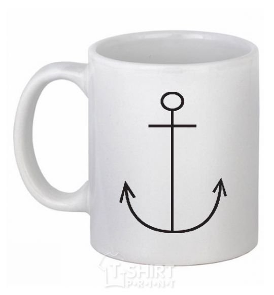 Ceramic mug ANCHOR White фото