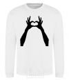 Sweatshirt HANDS White фото