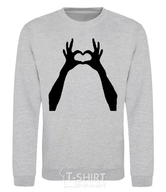 Sweatshirt HANDS sport-grey фото