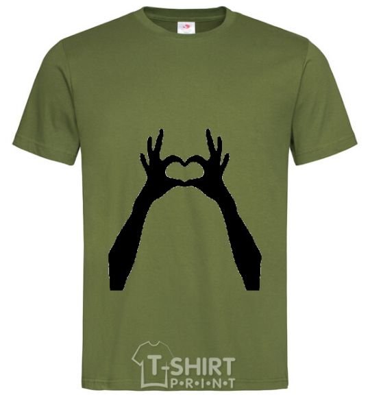 Men's T-Shirt HANDS millennial-khaki фото