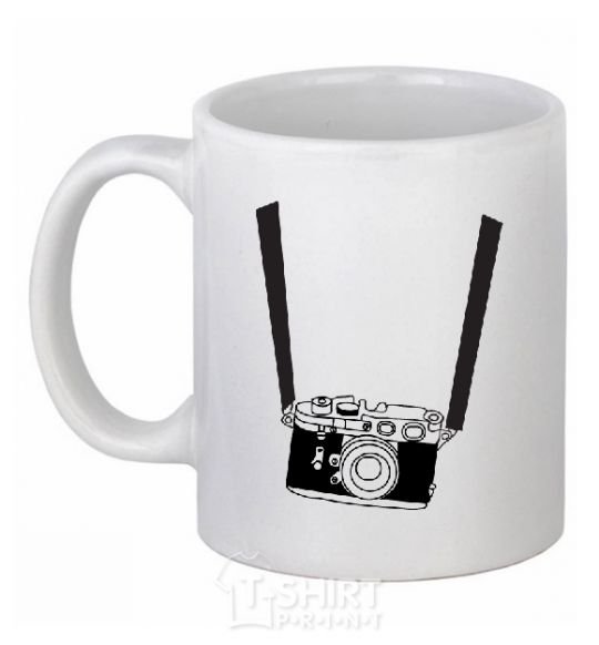 Ceramic mug FOR PHOTOGRAPHER White фото