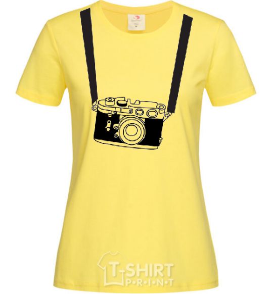 Women's T-shirt FOR PHOTOGRAPHER cornsilk фото