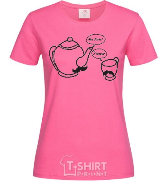 Women's T-shirt NICE TACHE heliconia фото