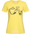 Women's T-shirt NICE TACHE cornsilk фото