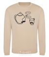 Sweatshirt NICE TACHE sand фото