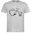 Men's T-Shirt NICE TACHE grey фото