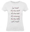 Women's T-shirt LET'S GO! White фото