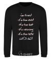 Sweatshirt LET'S GO! black фото