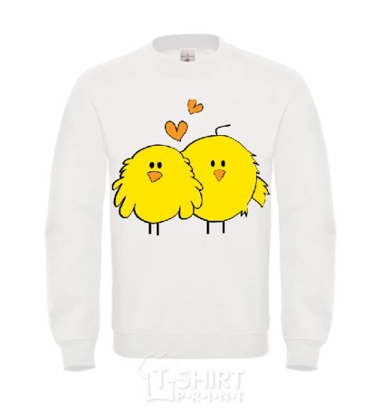 Sweatshirt CHIKEN White фото