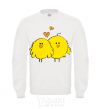 Sweatshirt CHIKEN White фото