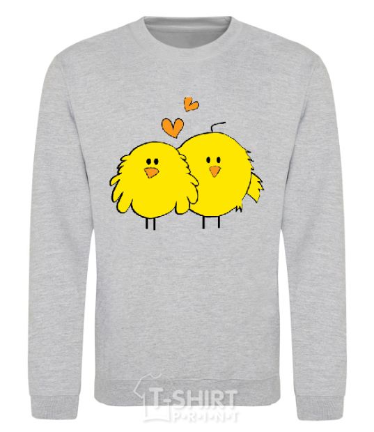 Sweatshirt CHIKEN sport-grey фото