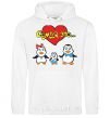 Men`s hoodie FAMILY IS... White фото