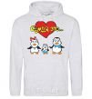 Men`s hoodie FAMILY IS... sport-grey фото