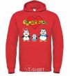 Men`s hoodie FAMILY IS... bright-red фото