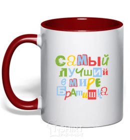 Mug with a colored handle