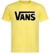 Men's T-Shirt VANS cornsilk фото