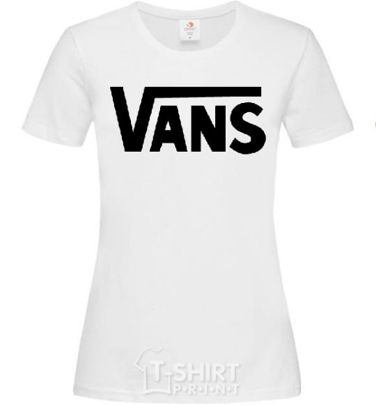 Women's T-shirt VANS White фото