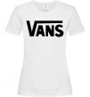 Women's T-shirt VANS White фото