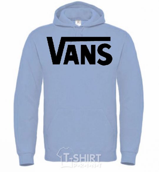 Men`s hoodie VANS sky-blue фото