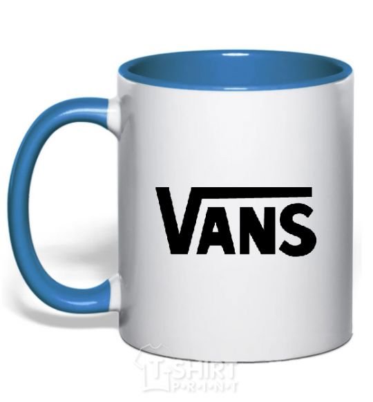Mug with a colored handle VANS royal-blue фото