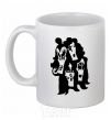 Ceramic mug KISS band White фото