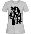 Women's T-shirt KISS band grey фото