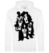 Men`s hoodie KISS band White фото