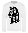 Sweatshirt KISS band White фото