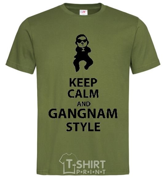 Men's T-Shirt GANGNAM STYLE millennial-khaki фото