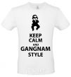 Men's T-Shirt GANGNAM STYLE White фото