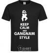 Men's T-Shirt GANGNAM STYLE black фото