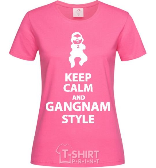 Women's T-shirt GANGNAM STYLE heliconia фото