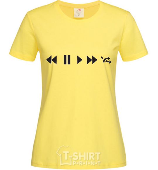 Женская футболка PLAY Лимонный фото