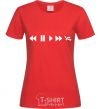 Women's T-shirt PLAY red фото