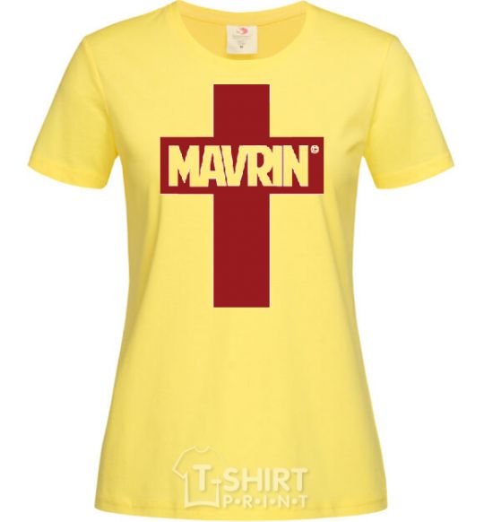 Женская футболка MAVRIN Лимонный фото