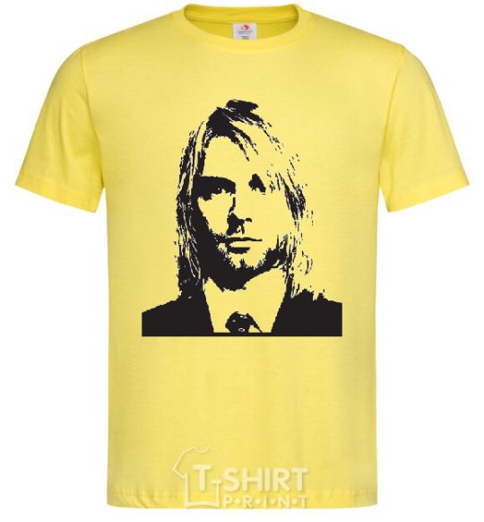 Мужская футболка KURT COBEIN Лимонный фото