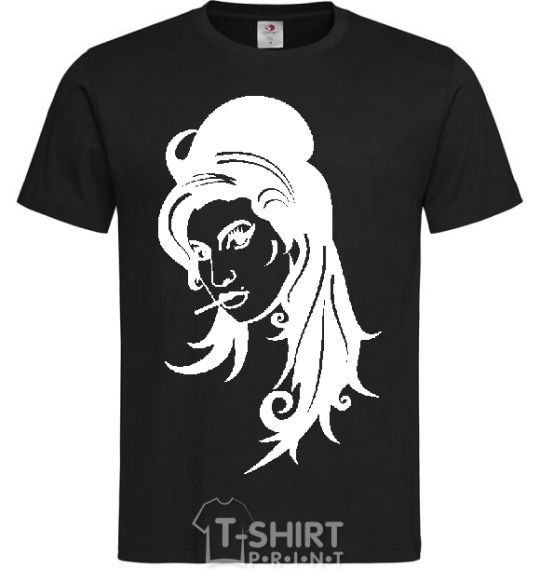 Men's T-Shirt AMY WINEHOUSE black фото