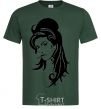 Men's T-Shirt AMY WINEHOUSE bottle-green фото