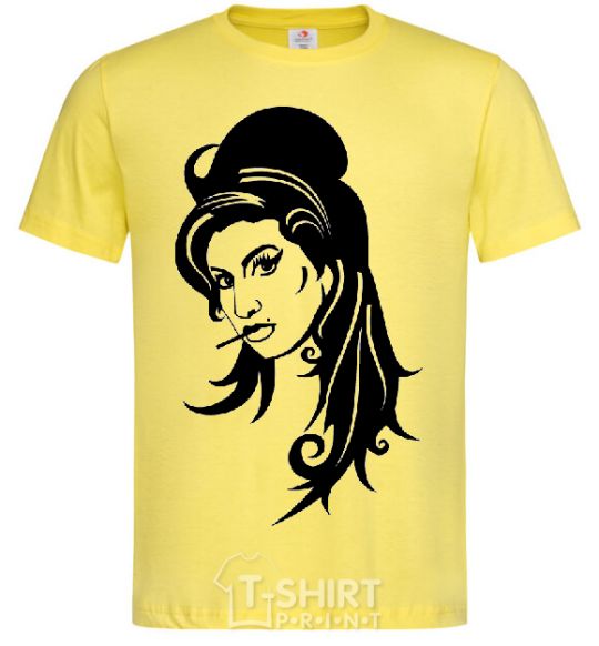 Men's T-Shirt AMY WINEHOUSE cornsilk фото