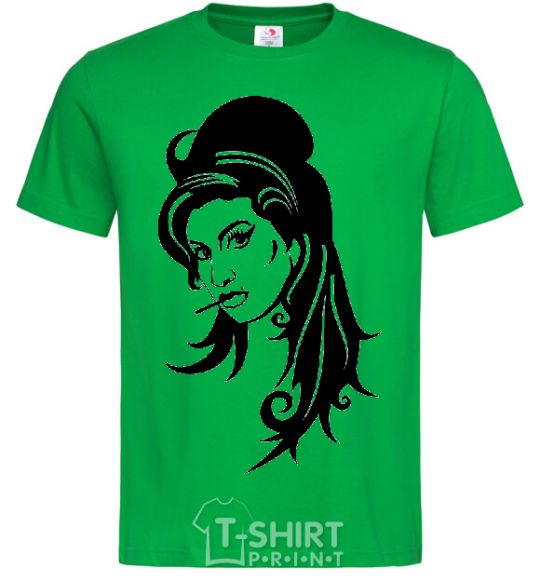 Men's T-Shirt AMY WINEHOUSE kelly-green фото