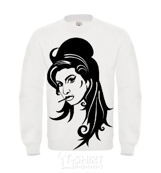 Sweatshirt AMY WINEHOUSE White фото