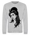 Sweatshirt AMY WINEHOUSE sport-grey фото