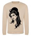 Sweatshirt AMY WINEHOUSE sand фото