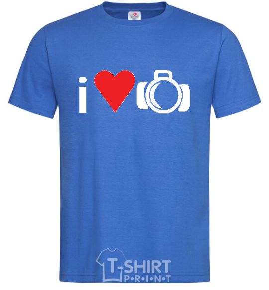 Men's T-Shirt PHOTO royal-blue фото