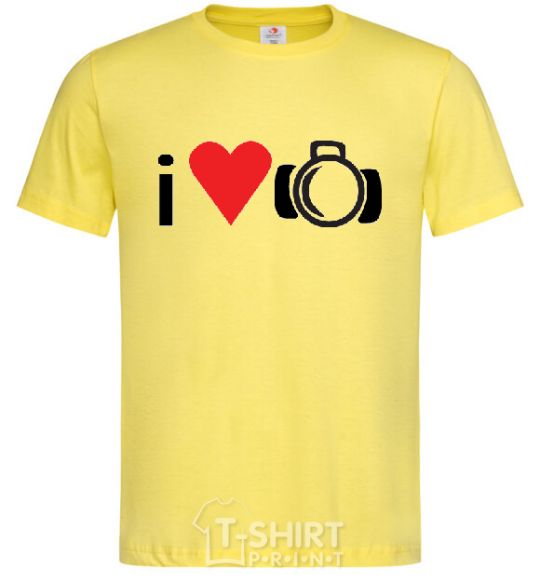 Men's T-Shirt PHOTO cornsilk фото