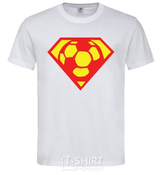 Men's T-Shirt SUPER BALL! White фото
