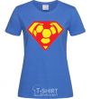 Women's T-shirt SUPER BALL! royal-blue фото