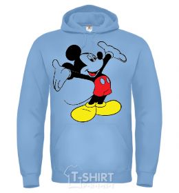 Men`s hoodie Mickey Mouse sport-grey фото