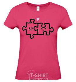 Women's T-shirt PUZZLE heliconia фото