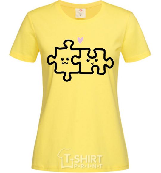 Женская футболка PUZZLE Лимонный фото